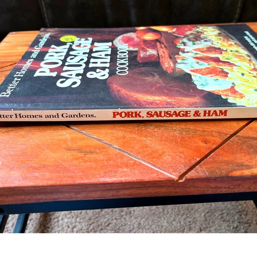 Better Homes and Gardens Pork‎ Sausage Ham Cookbook Recipes Vintage 1979
